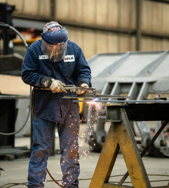 Tony In Action at Bulk's Fabrication + Machine Shop