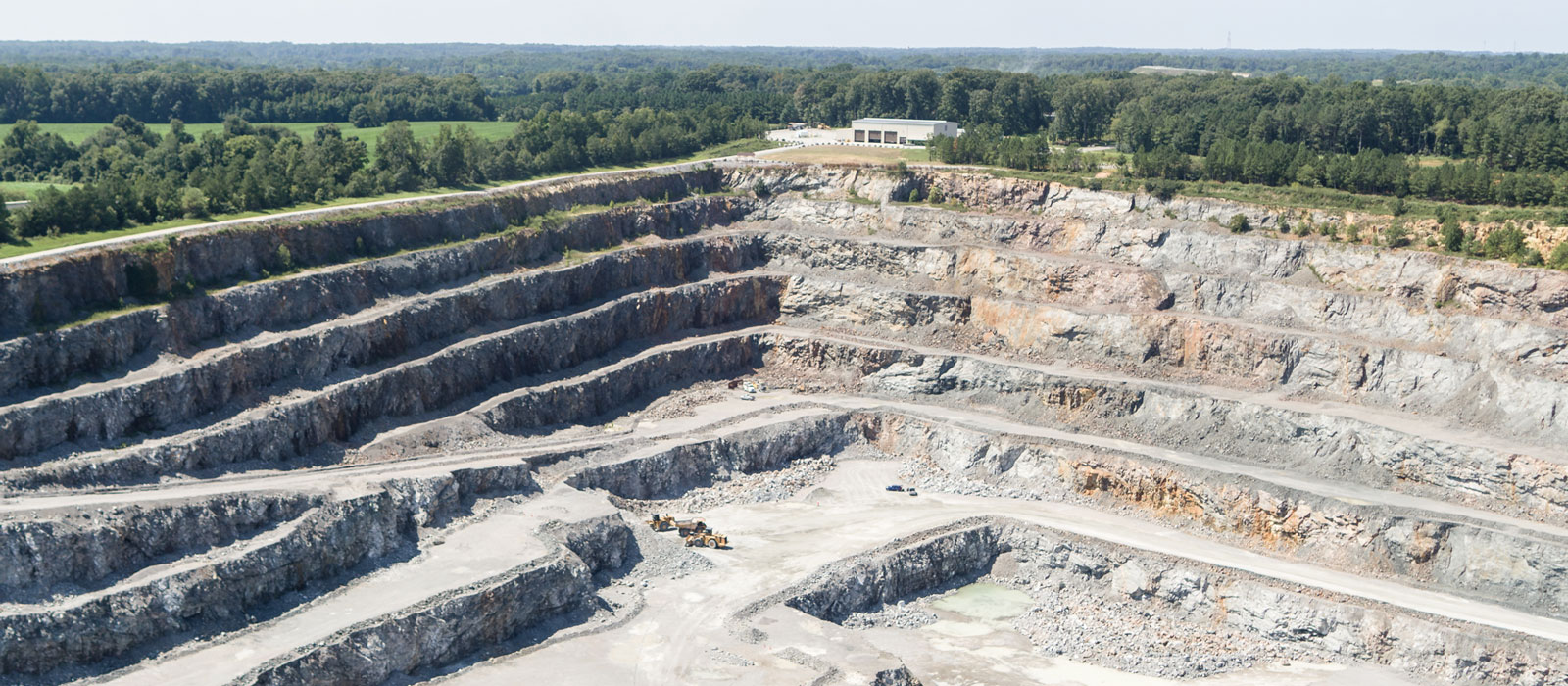 Aerial View of a Quarry & Mining Site