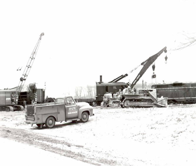 Brown Assisting With The Railroad Derailments