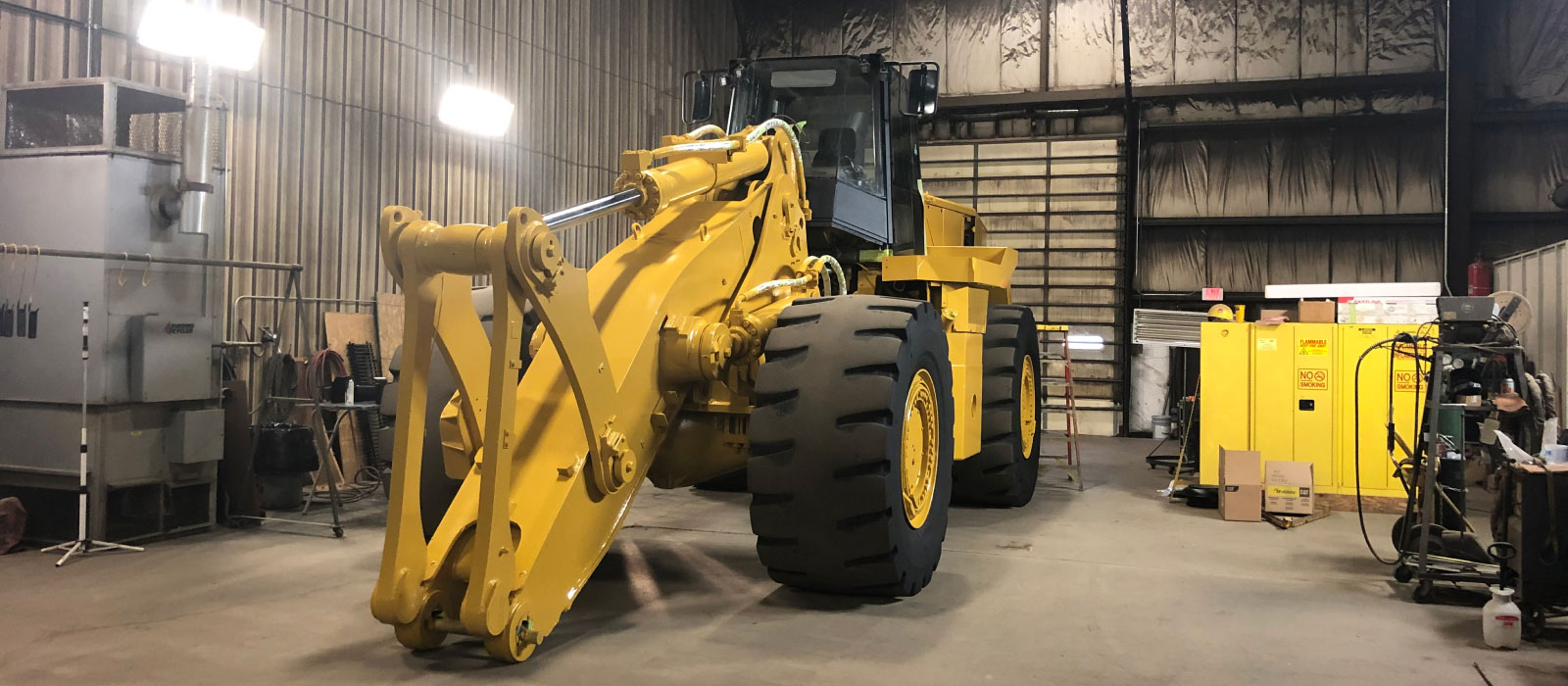 Freshly Painted Heavy Equipment, Fully Rebuilt