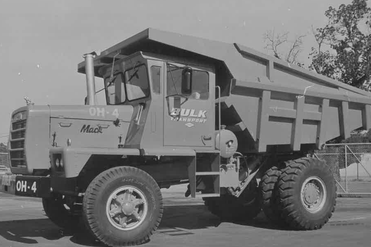 Bulk Transport Dump Truck Back In The Day