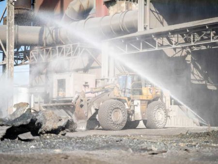 Heavy Equipment At Job Site, Steel Industry