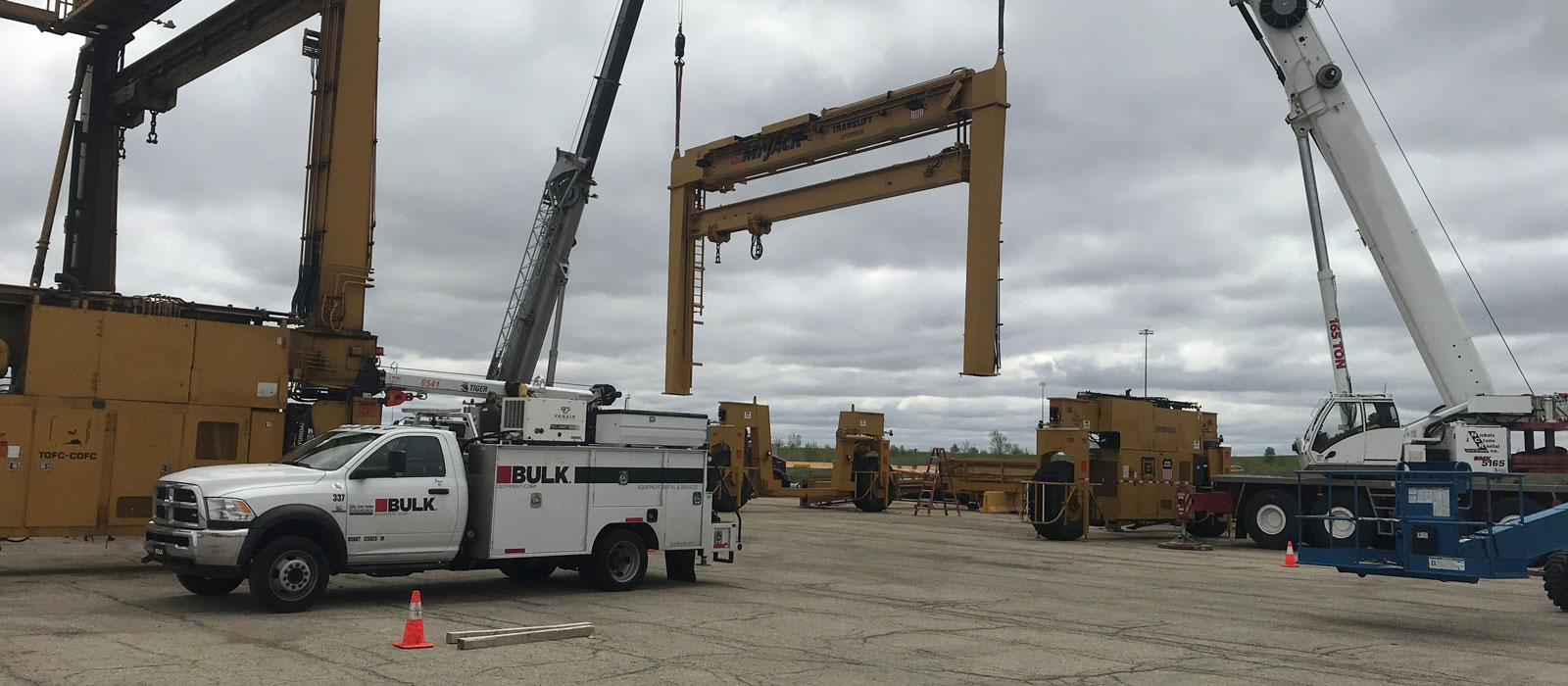 Disassembling A Gantry Crane